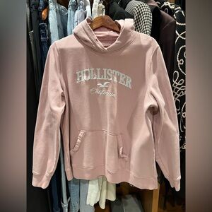 Hollister Women's Light Pink Hoodie